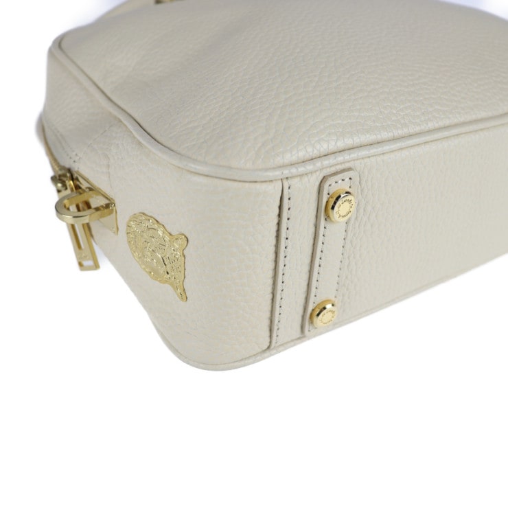 超美品 ADMJ エーディーエムジェイ ミニボストン ハンドバッグ レザー アイボリー系 ゴールド金具 ショルダーバッグ 鍵付き【本物保証】 超美品 ADMJ エーディーエムジェイ ミニボストン ハンドバッグ レザー アイボリー系 ゴールド金具 ショルダーバッグ 鍵付き【本物保証】