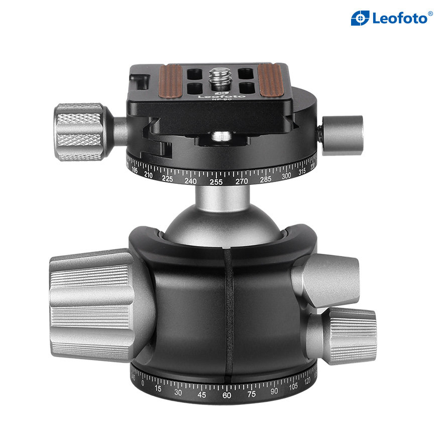Leofoto(レオフォト) LH-36R 自由雲台［3/8,1/4インチ対応ボール径36mmノブタイプダブルパンニングプレートNP-50付属アルカスイス互換］