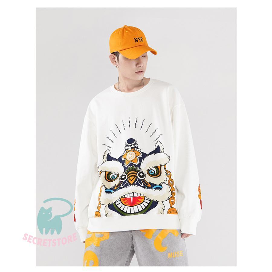 ヒップホップパーカー メンズ 高品質 プリント 秋冬 長袖トップス 裏起毛 防寒 厚手パーカー プルオーバーパーカー カッコイイ カジュアル 暖かい