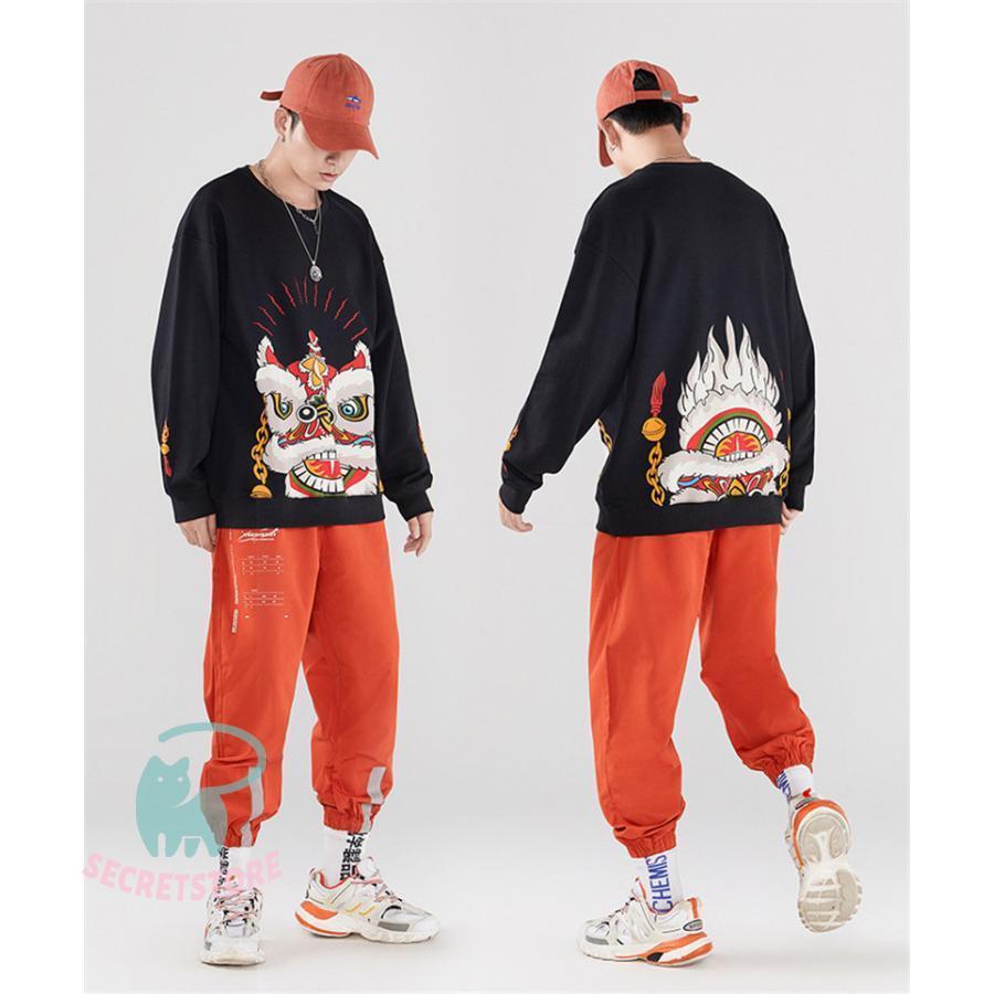 ヒップホップパーカー メンズ 高品質 プリント 秋冬 長袖トップス 裏起毛 防寒 厚手パーカー プルオーバーパーカー カッコイイ カジュアル 暖かい