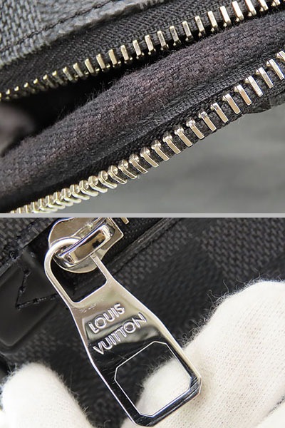 ほぼ新品ルイヴィトンダミエグラフィットアンブレールボディバッグウエストバッグバムバッグベルトバッグブラック