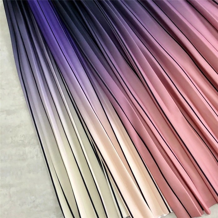 プリーツスカート ロング ロングスカート プリーツ フレアスカート ボトムス グラデーションスカート スカート レディース フレア ロング丈 ミモレ丈 春夏 春 夏 ウエストゴム シンプル おしゃれ