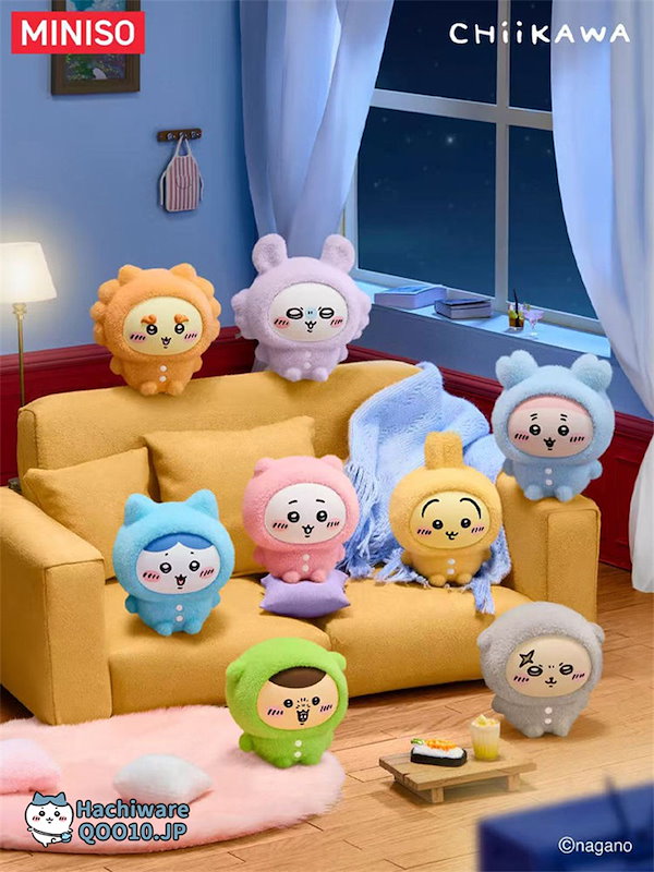 ちいかわ MINISO メイソウ 春節ぬいぐるみ 6体コンプリートセット ちいかわ MINISO メイソウ 春節 ぬいぐるみマスコット 6体