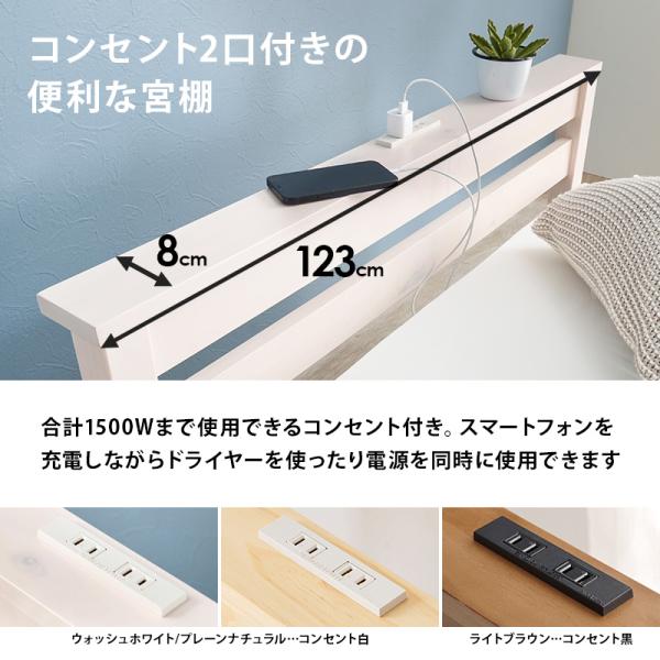 ベッド セミダブルベッド ベット マットレス付き ローベッド セミダブル 組立簡単 棚 スノコ 引き出し ポケットコイルマットレス付き ネジなし3分で完成