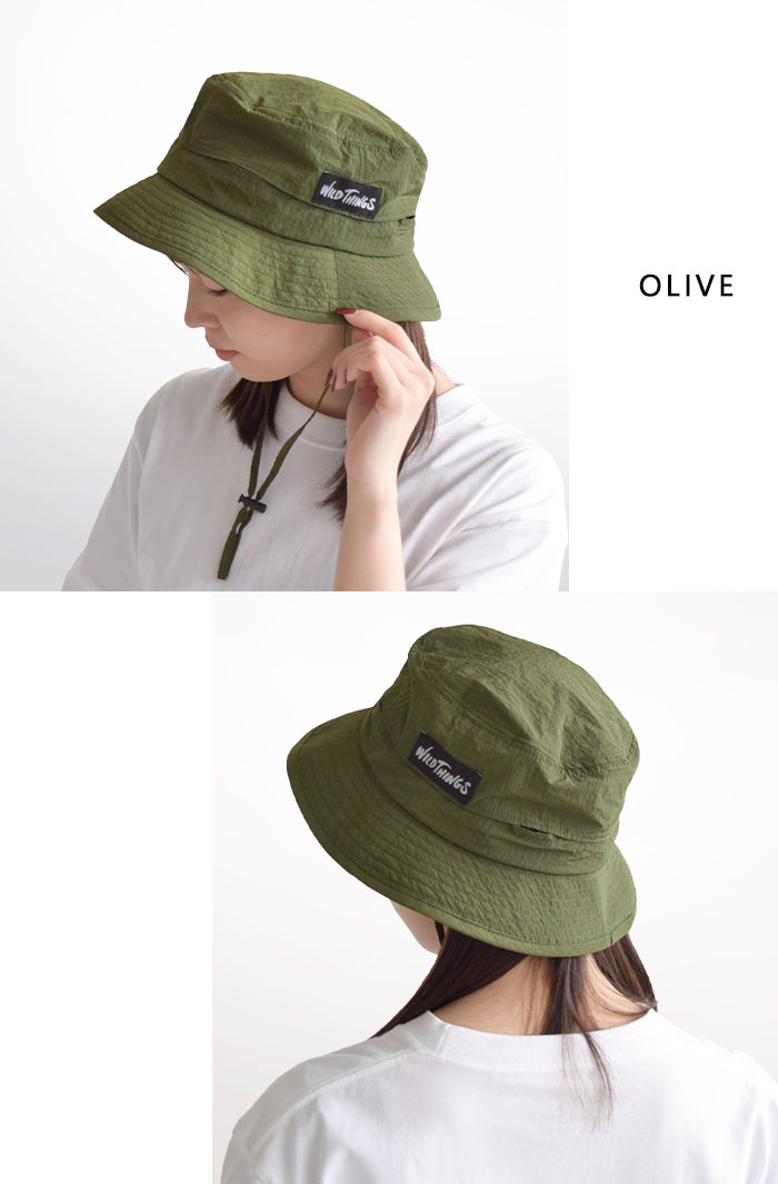 ワイルドシングス 帽子 ハット wildthings グレイン リップ ハット シンプル ナイロン おしゃれ 紫外線対策 日焼け防止 夏 海 プール BBQ キャンプ 旅行