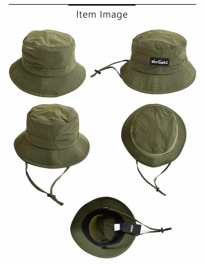 ワイルドシングス 帽子 ハット wildthings グレイン リップ ハット シンプル ナイロン おしゃれ 紫外線対策 日焼け防止 夏 海 プール BBQ キャンプ 旅行