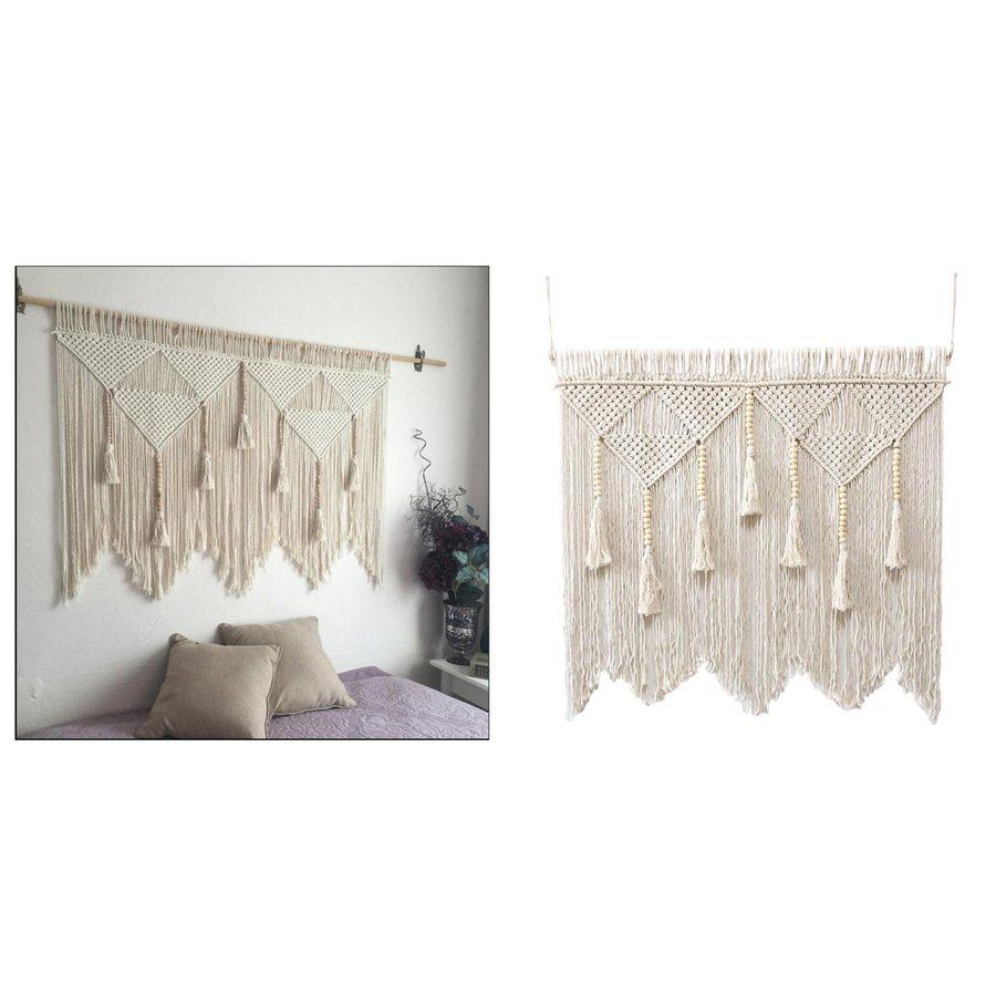 インテリア装飾インテリア雑貨幾何アート装飾-しいアパート美寝室寮 マクラメ織壁掛け自由奔放に生きるホームシックなボヘ