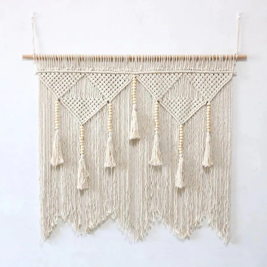 インテリア装飾インテリア雑貨幾何アート装飾-しいアパート美寝室寮 マクラメ織壁掛け自由奔放に生きるホームシックなボヘ