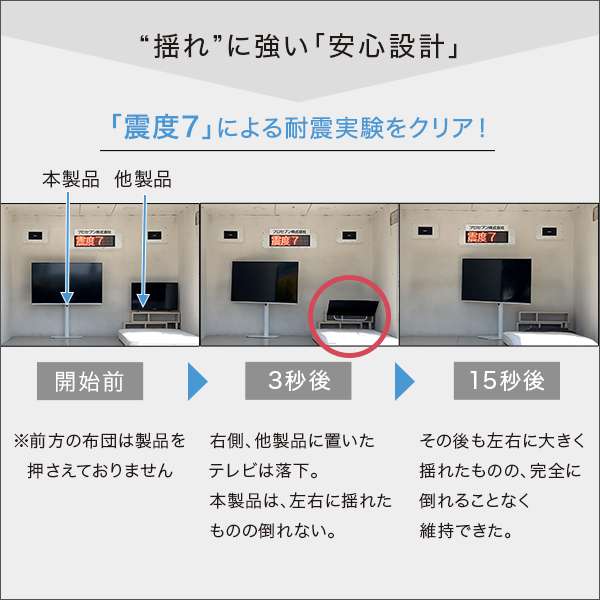 美しいフォルム 八角 壁寄せ テレビスタンド OCTA オクタ 新生活 引越し 家具