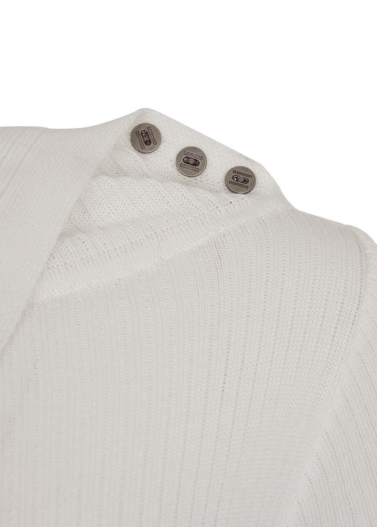 【BOHEMIANSEOUL】 OPEN COLLAR HALF SLEEVE KNIT : IVORY 【BOHEMIANSEOUL】 OPEN COLLAR HALF SLEEVE KNIT : IVORY