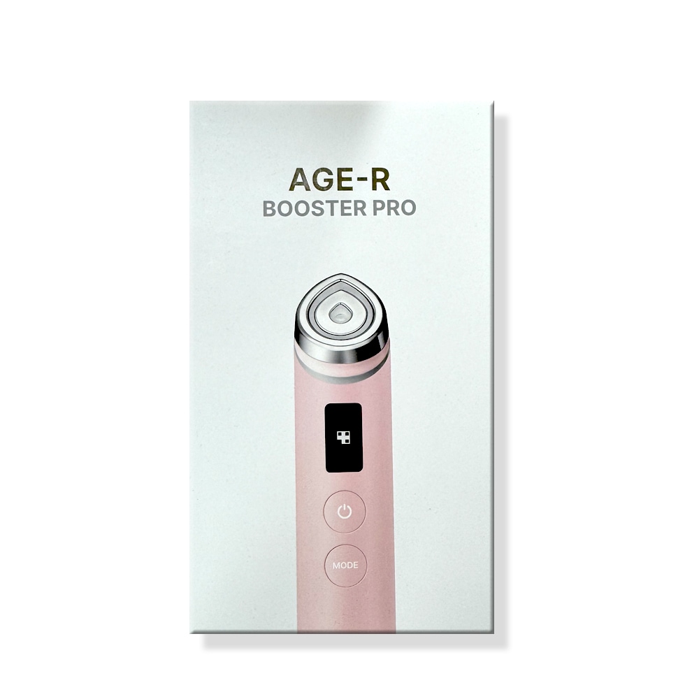 NEW PINK AGE-R Booster Pro 美顔器 (Gift :レッド センテラカ
