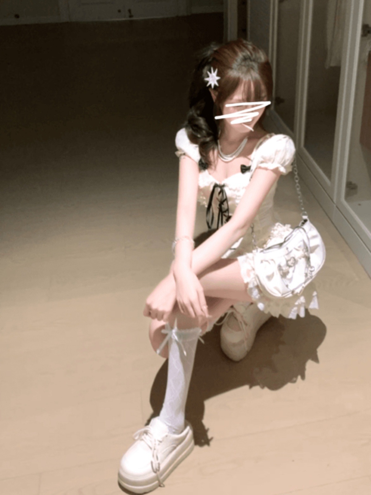 スウィートガールリッチガールのお姫様スカートミュウ風スーツスカート今年人気の夏きれいめレディーススカート