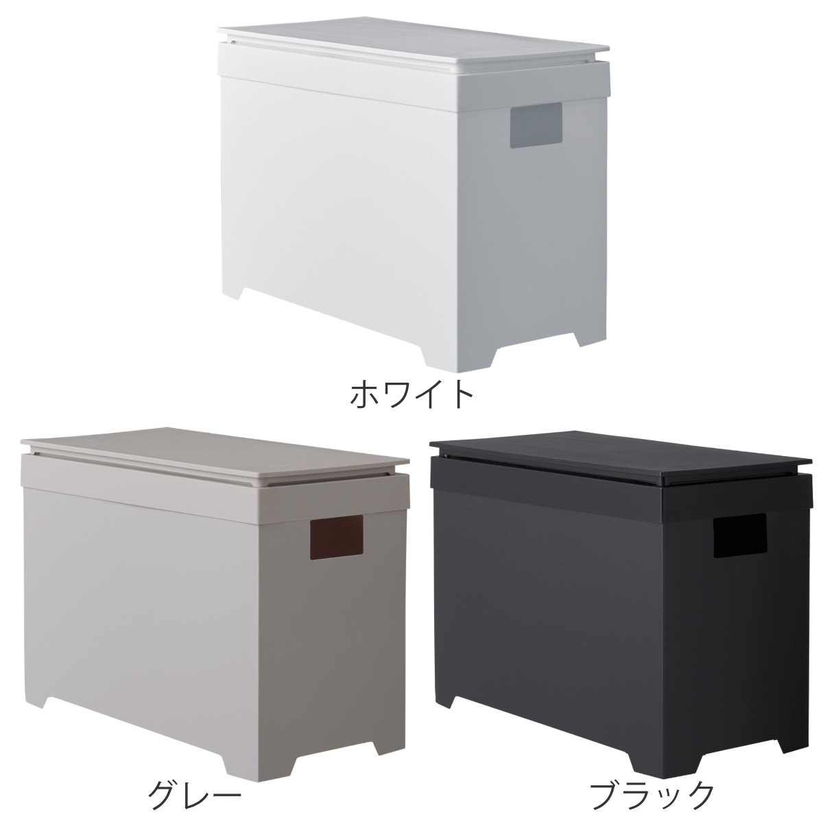 ゴミ箱 20L 同色2個セット シンプルダストボックス ワイドオープン ごみ箱 シンク下 20リットル 高さ31cm 2個 分別 キッチン 折りたたみ式 ふた付 ワイド 台所 コンパクト 収納