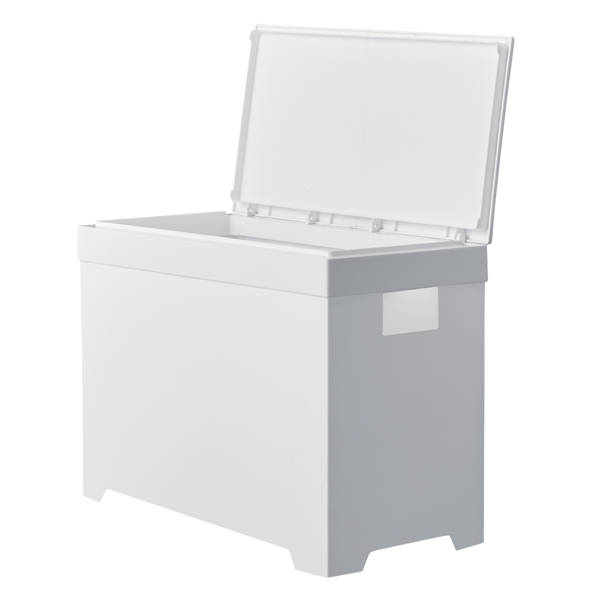 ゴミ箱 20L 同色2個セット シンプルダストボックス ワイドオープン ごみ箱 シンク下 20リットル 高さ31cm 2個 分別 キッチン 折りたたみ式 ふた付 ワイド 台所 コンパクト 収納