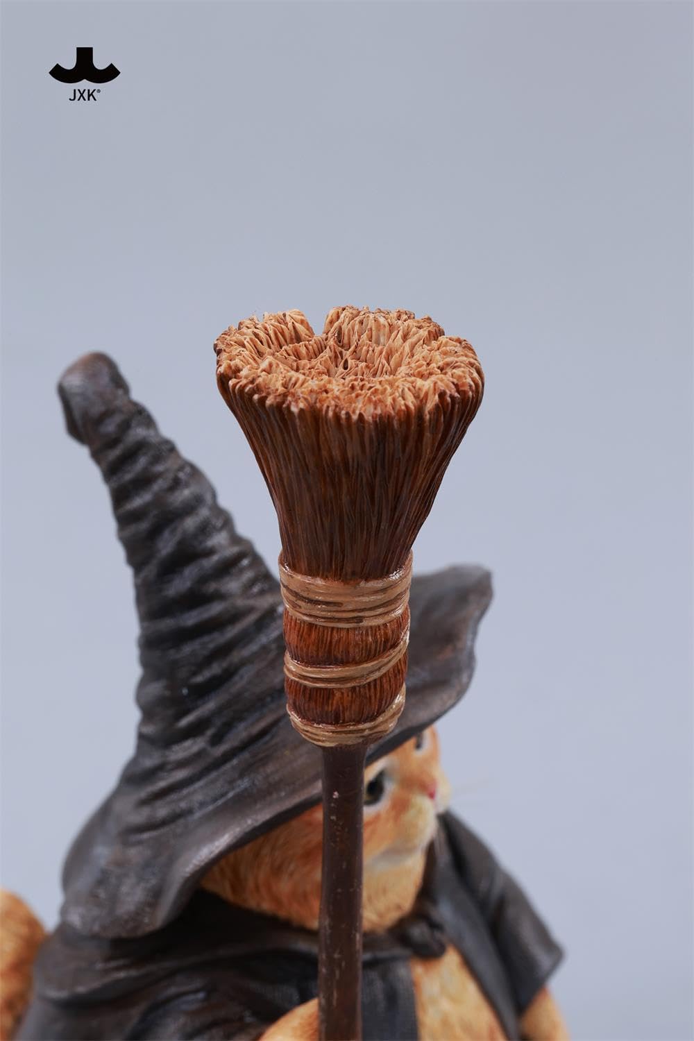 JXK 1/6 サイズ 猫 魔法使い猫 可愛い ネコ 動物 リアル フィギュア 樹脂 プラモデル 模型 16cm級 完成品 ネコ好き ハロウィン 置物
