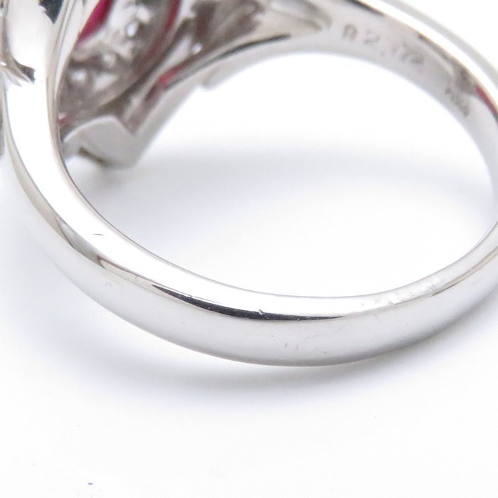 リング ルビー2.172ct... : 腕時計・アクセサリー Pt900 正規店在庫