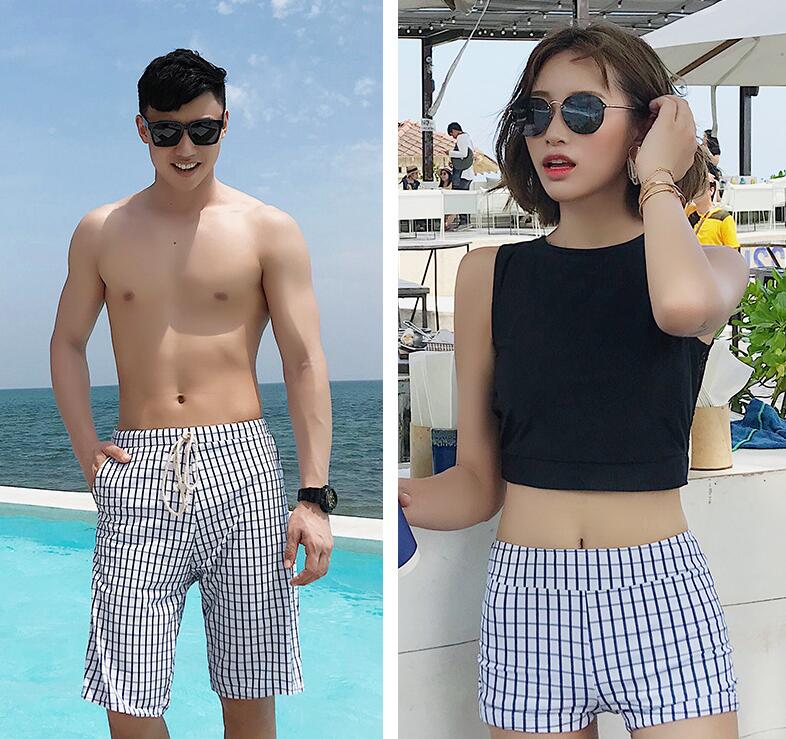 【送料無料】水着 男女セット 4点セット ペア水着 カップル水着 お揃い レディース メンズ セット水着 ペアルック 体型カバー セパレート水着 ショートパンツ パレオ風スカート タンキニ みずぎ ビ 【送料無料】水着 男女セット 4点セット ペア水着 カップル水着 お揃い レディース メンズ セット水着 ペアルック 体型カバー セパレート水着 ショートパンツ パレオ風スカート タンキニ みずぎ ビ