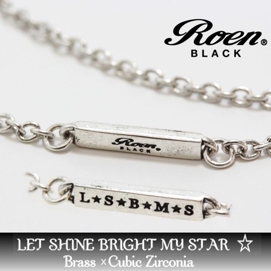 【再入荷なし 即納】Roen BLACK ロエン ブラック スター ペンダント ネックレス RO-601 【再入荷なし 即納】Roen BLACK ロエン ブラック スター ペンダント ネックレス RO-601