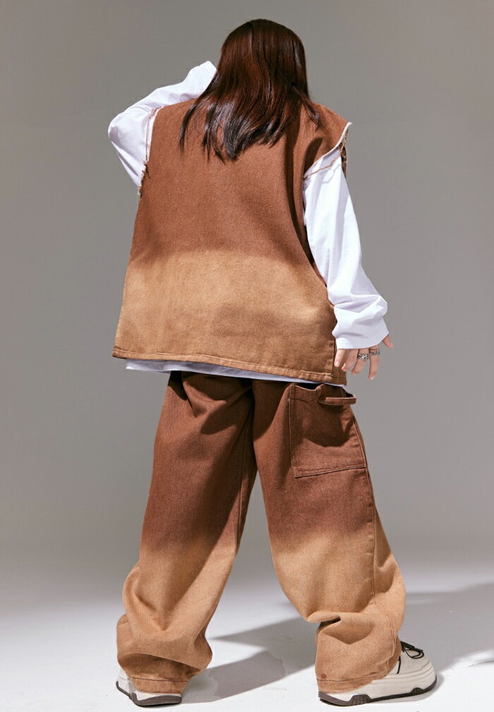 【赤字販売*速達】キッズ ダンス衣装 セットアップ ヒップホップ 衣装 子供ダンス服 ダンスウェア 派手 ガールズ 男子 ベスト Tシャツ パンツ 韓国 グラデーション K-POP 茶色 ダンススクー 【赤字販売*速達】キッズ ダンス衣装 セットアップ ヒップホップ 衣装 子供ダンス服 ダンスウェア 派手 ガールズ 男子 ベスト Tシャツ パンツ 韓国 グラデーション K-POP 茶色 ダンススクー