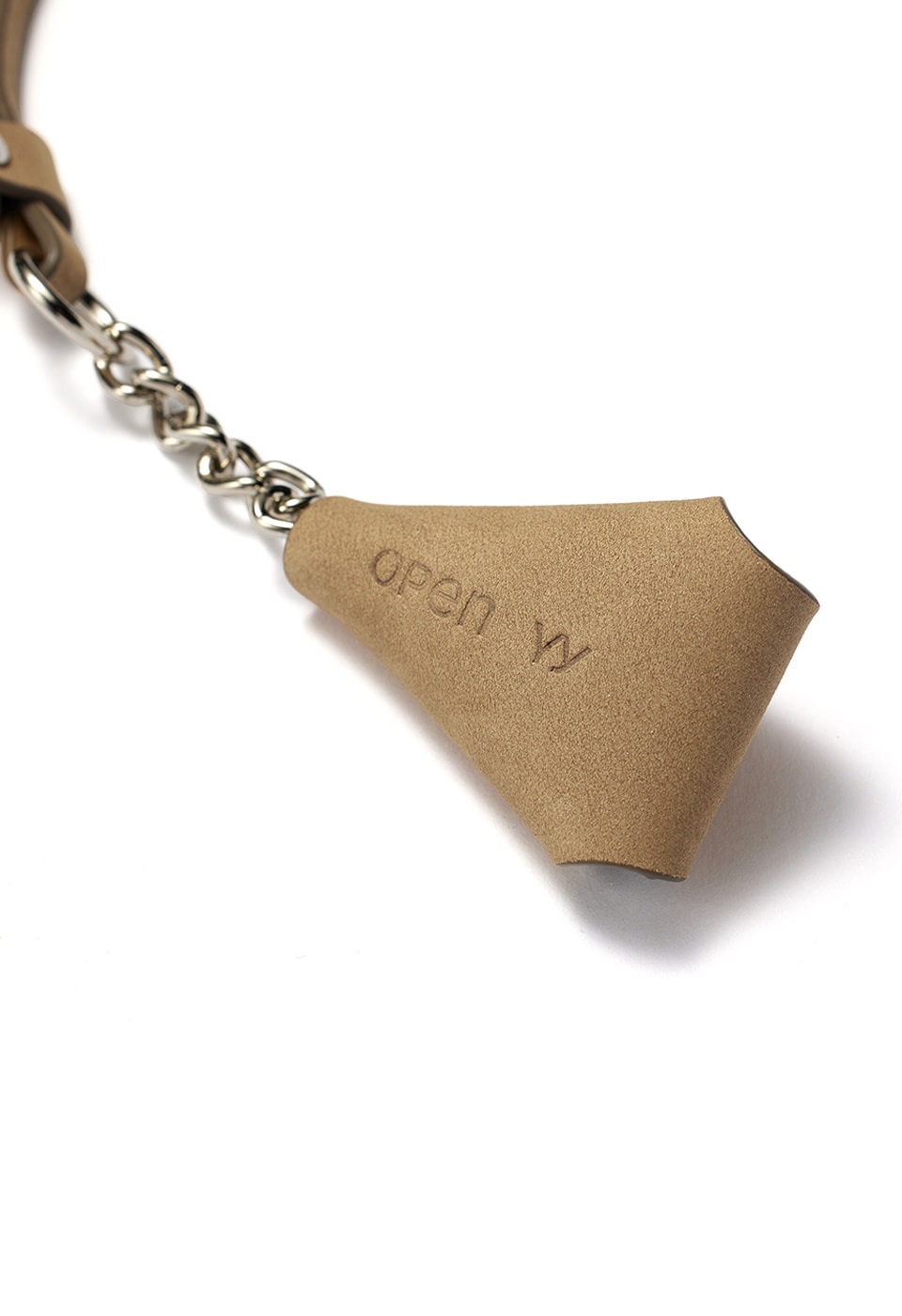 OPEN Yy】 SNAP HOOK KEYRING NECKLACE : BEIGE OPEN Yy】 SNAP HOOK KEYRING NECKLACE : BEIGE