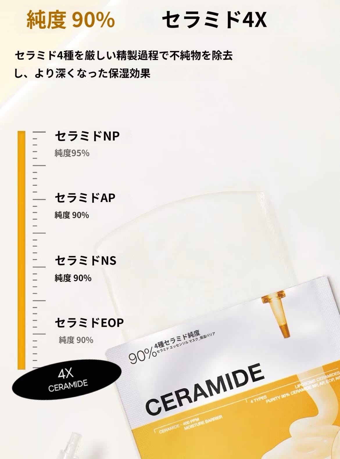 [60枚]最新パッケージエッセンシャルシートマスクパック(セラミド/ヒアルロン酸/ティーツリー/マデカソサイド/コラーゲン/ビター/プラセンタ)