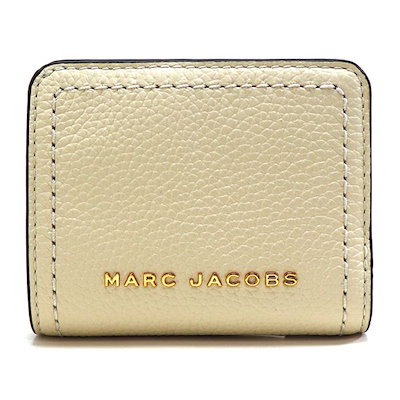 新品同様 MARC JACOBS THE WALLET 二つ折り財布　レザー MARC JACOBS 財布 THE LEATHER MINI COMPACT WALLET/ザ レザー