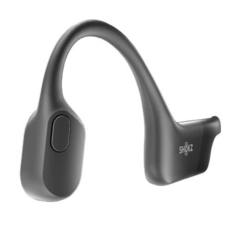 SHOKZ 骨伝導イヤホン ブラック　イヤホン OpenMove 手頃な価格の骨 伝導 イヤホン - Shokz (ショックス) 日本
