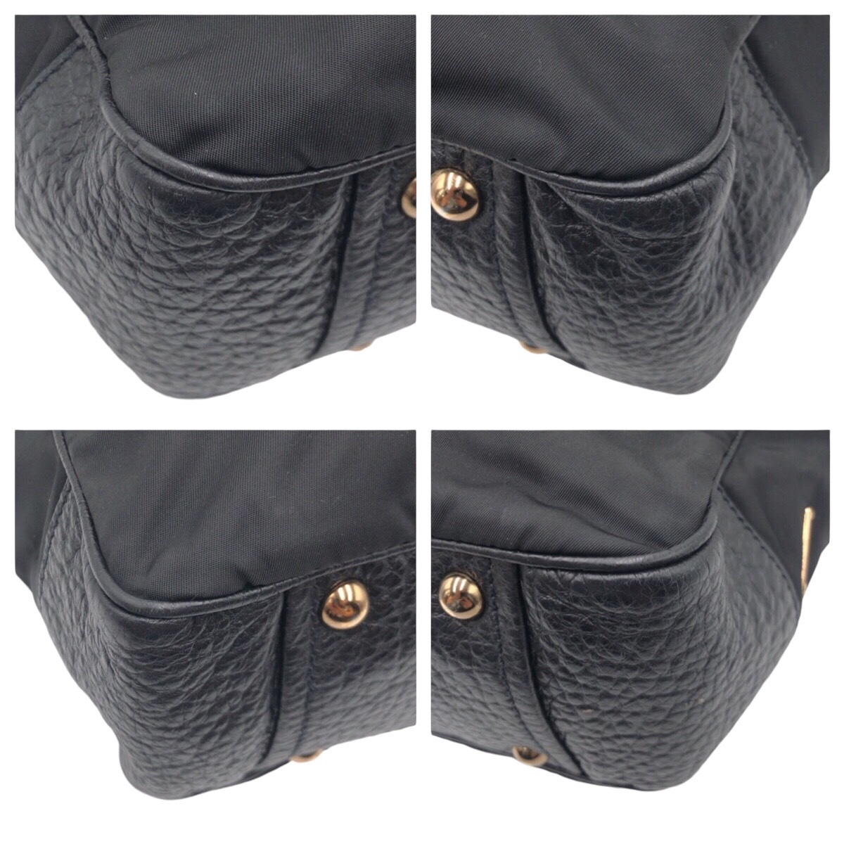 美品 ヴィッテロダイノ テスート 三角ロゴ ブラック 黒 ナイロン/レザー トートバッグ ショルダーバッグ レディース 503649 美品 ヴィッテロダイノ テスート 三角ロゴ ブラック 黒 ナイロン/レザー トートバッグ ショルダーバッグ レディース 503649