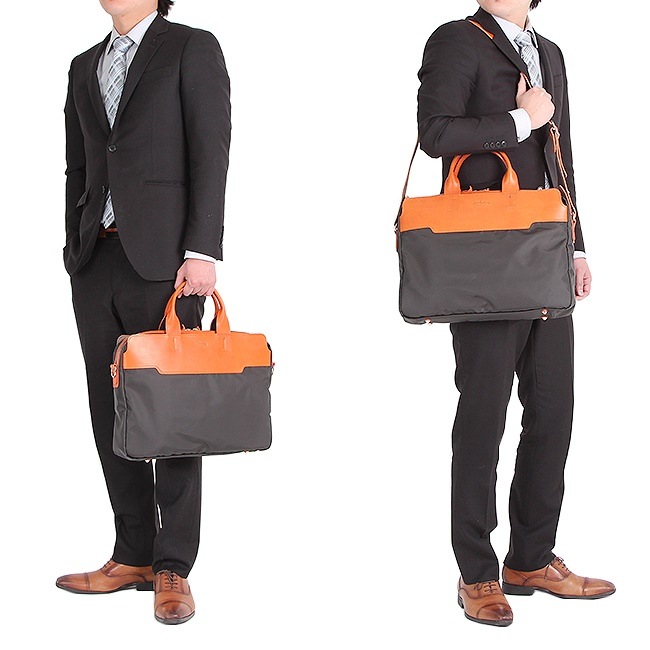 Bill Amberg(ビルアンバーグ) ビジネスバッグ - ダークブラウン 本体