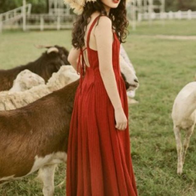 ワンピース ロング 大きいサイズ ワンピース 夏 マキシ丈 スクエアネック Aライン フレア バックシャン 袖なし 清楚 赤 緑 ワンピース ロング 大きいサイズ ワンピース 夏 マキシ丈 スクエアネック Aライン フレア バックシャン 袖なし 清楚 赤 緑