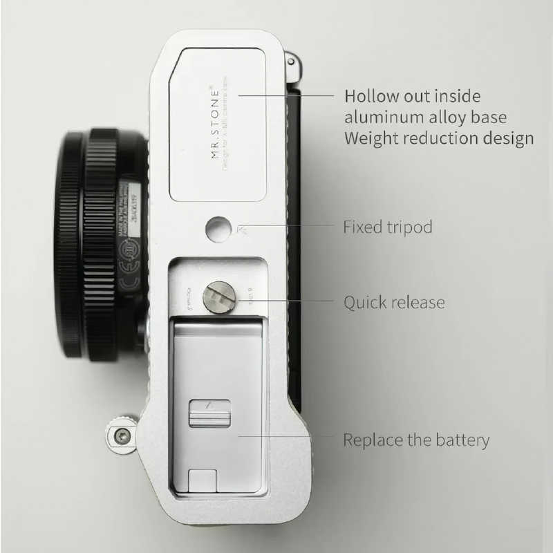 MR.STONE (受注生産) 富士フィルム X-M5用 本革ケース メタルグリップ付 ブライトイエロー PTBF006 MR.STONE (受注生産) 富士フィルム X-M5用 本革ケース メタルグリップ付 ブライトイエロー PTBF006