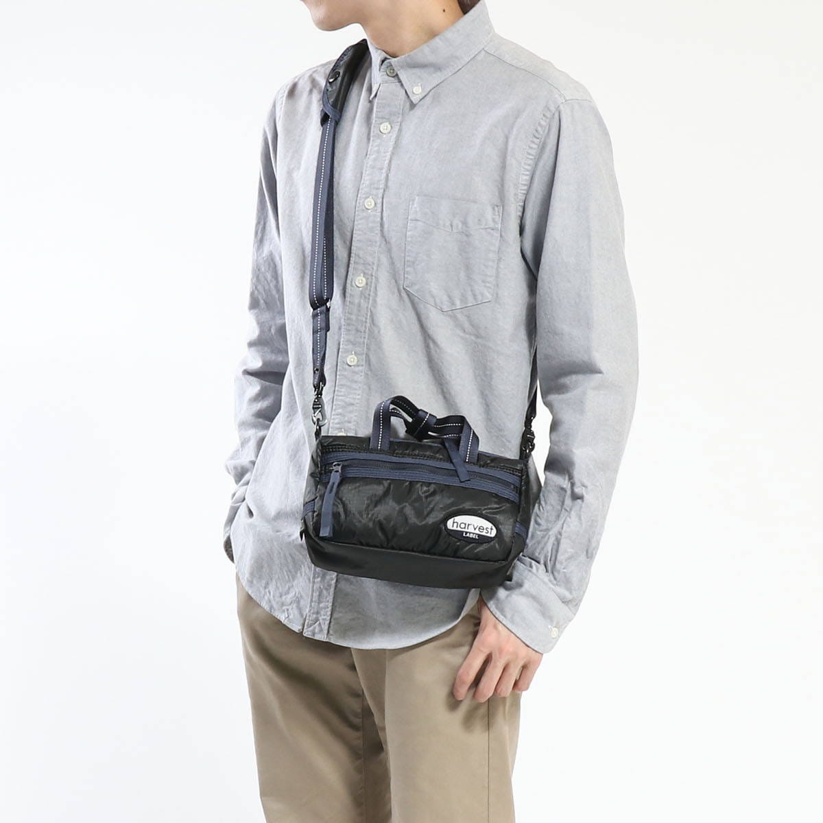 ハーヴェストレーベル ショルダーバッグ HARVEST LABEL NEO PARACHUTER ネオパラシューター SHOULDER BAG S ショルダー 斜めがけ ミニショルダー HU-0130