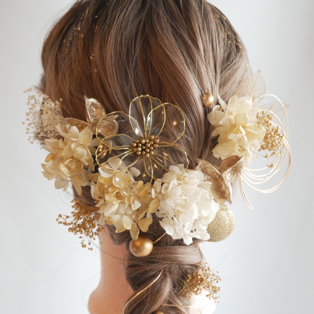 【祝祭の美しい髪飾り】和装髪飾りかんざしカシャ成人式ウエディング小物振袖永遠の花髪飾り 【祝祭の美しい髪飾り】和装髪飾りかんざしカシャ成人式ウエディング小物振袖永遠の花髪飾り