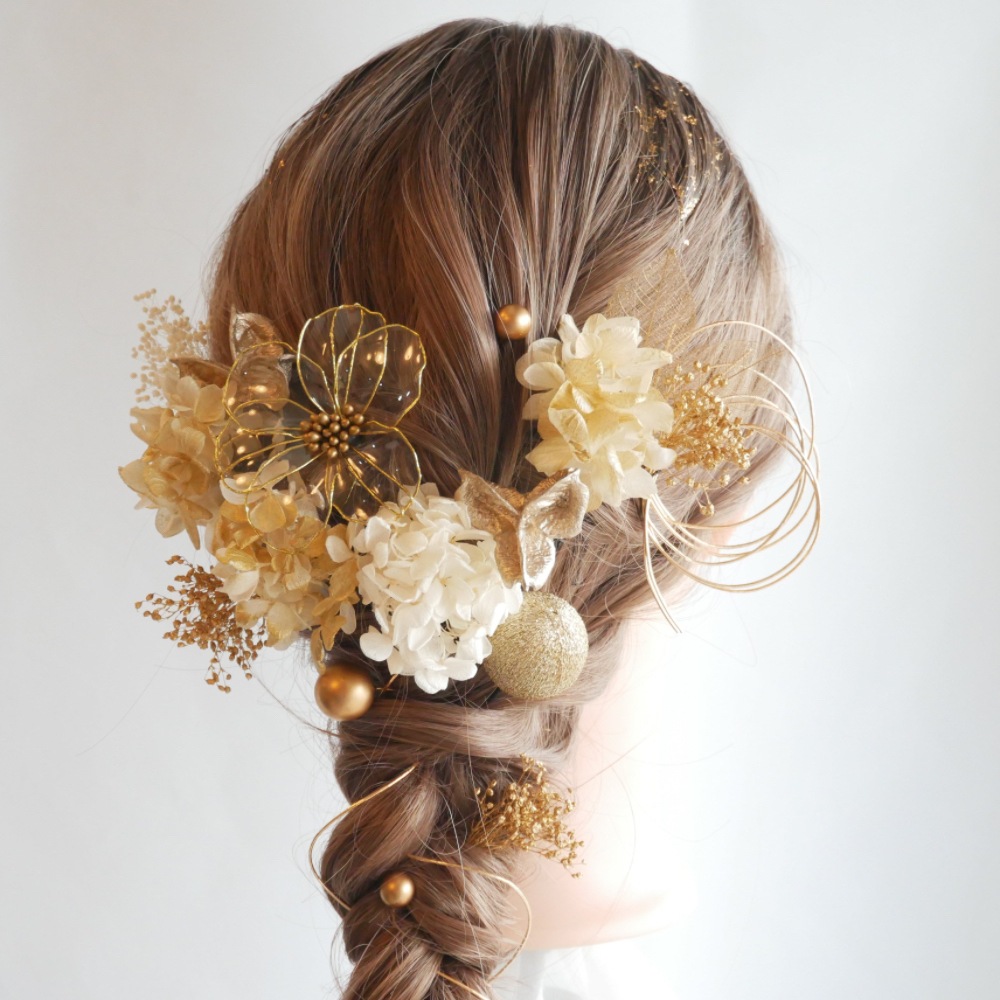 【祝祭の美しい髪飾り】和装髪飾りかんざしカシャ成人式ウエディング小物振袖永遠の花髪飾り 【祝祭の美しい髪飾り】和装髪飾りかんざしカシャ成人式ウエディング小物振袖永遠の花髪飾り