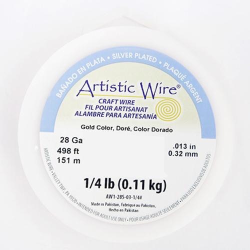 Artistic Wire(アーティスティックワイヤー) ロングスプールス(業務用) ゴールド 0.3mm×約151m 28