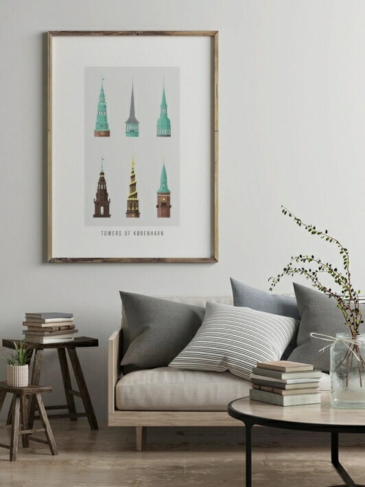 PROJECT NORD 6 TOWERS OF COPENHAGEN POSTER