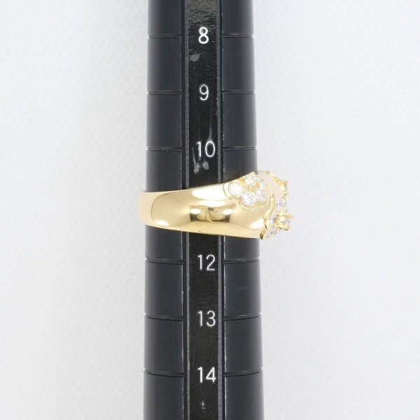 K18 18金 YG リング 指輪 11号 ダイヤ 1.00 カード鑑別書 ジュエリー 中古 K18 18金 YG リング 指輪 11号 ダイヤ 1.00 カード鑑別書 ジュエリー 中古