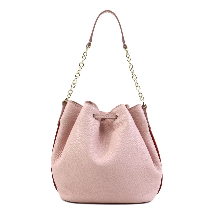 バリー BALLY ハンドバッグ ショルダーバッグ レザー ピンク レディース r10254g