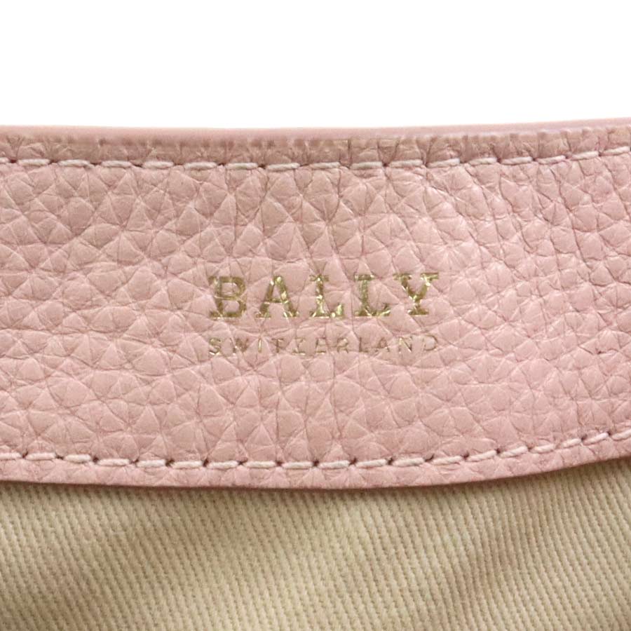 バリー BALLY ハンドバッグ ショルダーバッグ レザー ピンク レディース r10254g
