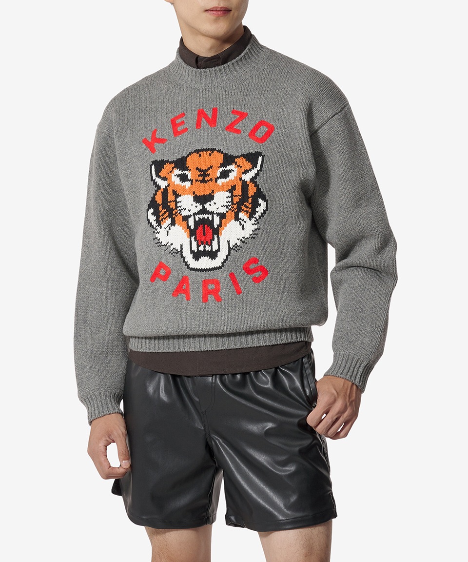 KENZO FE68PU4773LH97 ラッキー タイガー ニット KENZO FE68PU4773LH97 ラッキー タイガー ニット