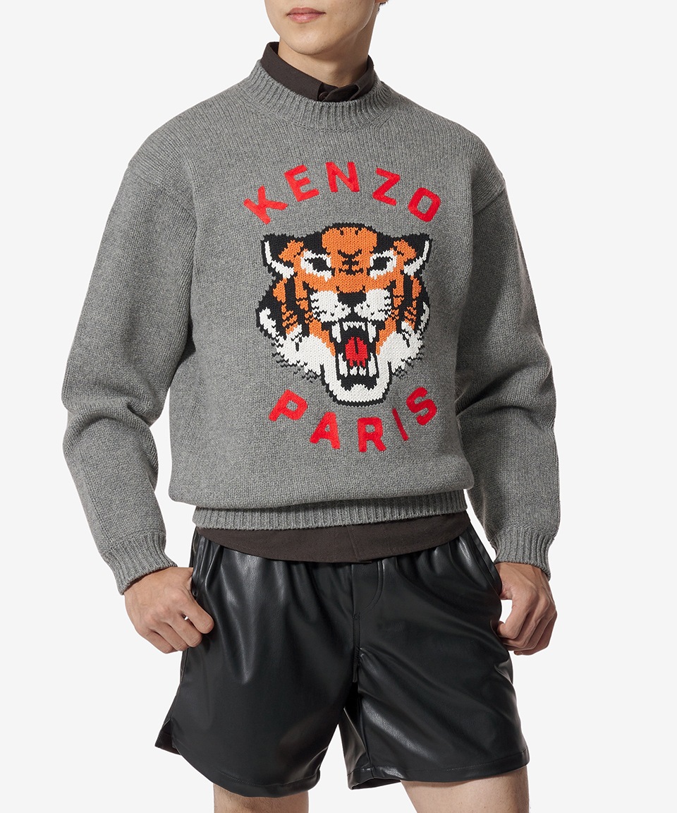 KENZO FE68PU4773LH97 ラッキー タイガー ニット KENZO FE68PU4773LH97 ラッキー タイガー ニット