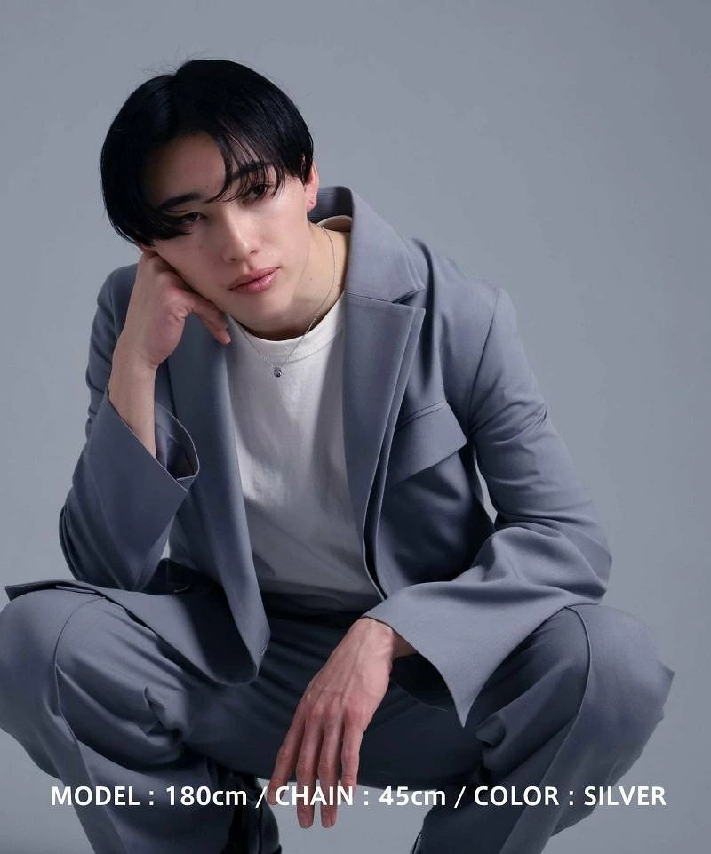 ネックレス メンズ ウェーブ ダブルリング ネックレス メンズ サージカルステンレス LH-03NE0045 ステンレス アレルギーフリー ネックレス 【ネコポス】 ネックレス メンズ ウェーブ ダブルリング ネックレス メンズ サージカルステンレス LH-03NE0045 ステンレス アレルギーフリー ネックレス 【ネコポス】