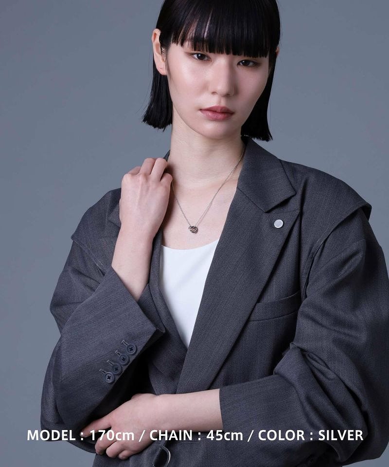 ネックレス メンズ ウェーブ ダブルリング ネックレス メンズ サージカルステンレス LH-03NE0045 ステンレス アレルギーフリー ネックレス 【ネコポス】 ネックレス メンズ ウェーブ ダブルリング ネックレス メンズ サージカルステンレス LH-03NE0045 ステンレス アレルギーフリー ネックレス 【ネコポス】