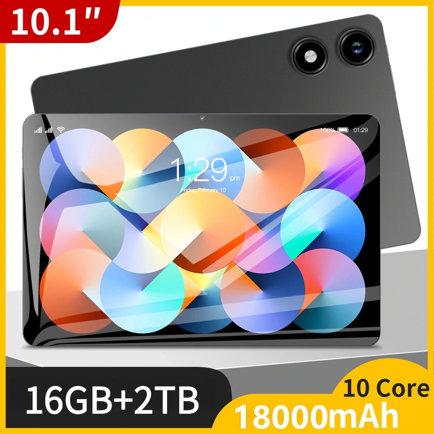 タブレット PC Android14 大画面10インチ 16GB+2TB テレワーク 2560*1600 ネット授業 動画視聴 Bluetooth GPS 通話対応 WiFi 子供向 タブレット PC Android14 大画面10インチ 16GB+2TB テレワーク 2560*1600 ネット授業 動画視聴 Bluetooth GPS 通話対応 WiFi 子供向