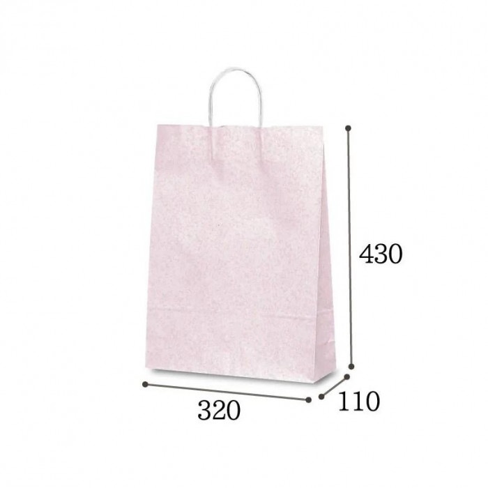 自動紐手提袋 T-8 フロスティ(ピンク) 1843 50枚