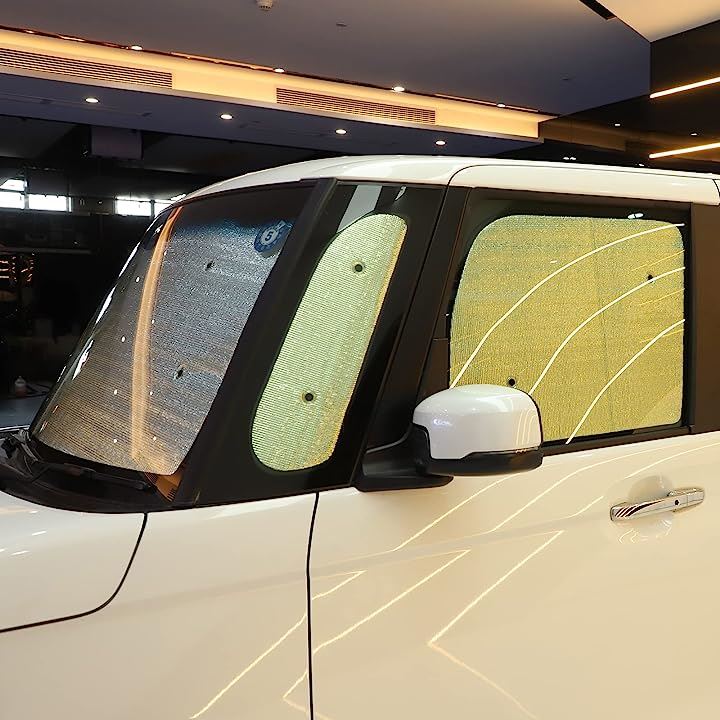 新型 HONDA ホンダ N-BOX 20172021 JF3 JF4 専用 サンシェード 全窓用 車用サンシェード 吸盤貼付 収納ポーチ付き 10点セット