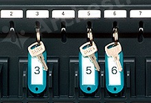 コクヨ（KOKUYO）[KFB-A4W]-キーファイル スタンダード　白（不透明）フタタイプ 18本 pattayablatt.com