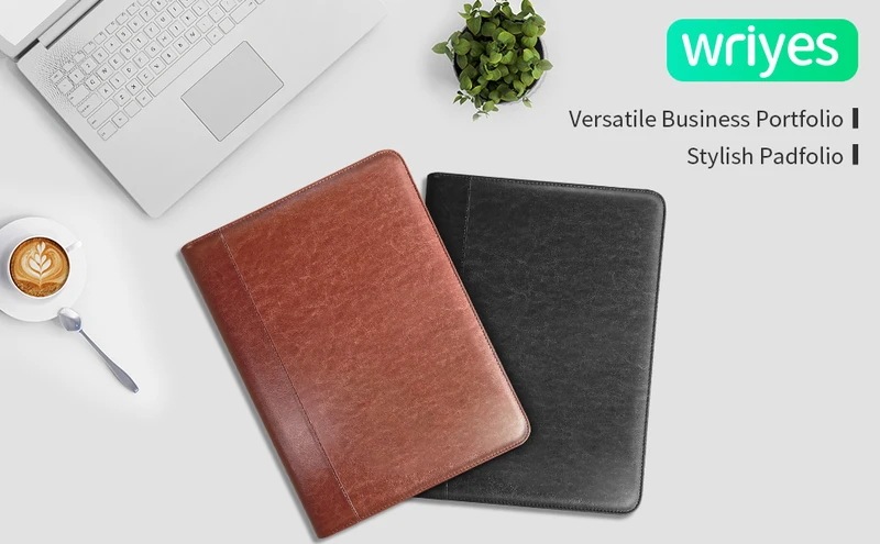 多機能A4会議革フォルダビジネス文具契約ファイルフォルダジッパーオーガナイザーカードホルダー