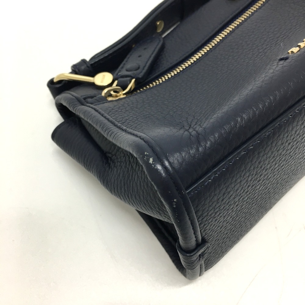BALLY バリー ショルダーバッグ ネイビー カーフ パンチング BALLY バリー ショルダーバッグ ネイビー カーフ パンチング