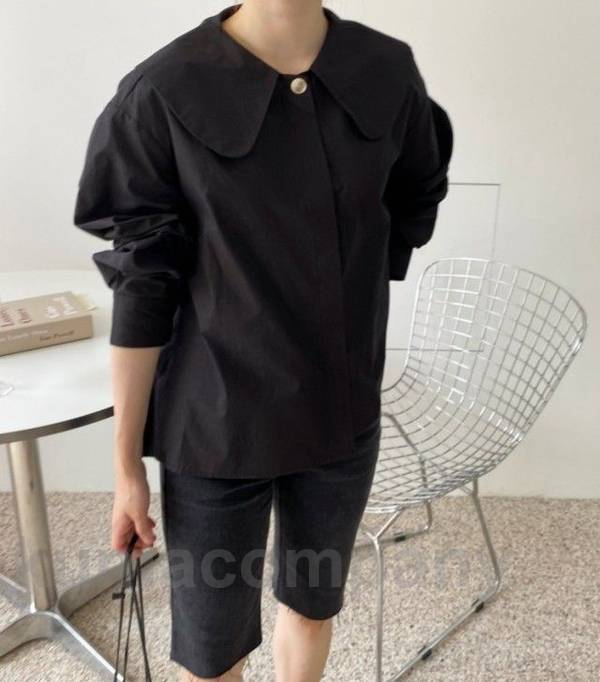 襟付き バックプリーツ ブラウス シャツ レディース 長袖 トップス シャツブラウス プリーツ ビッグカラー ラウンドカラー 丸襟 通勤服 オフィス 韓国 ファッション 春 秋 カジュアル シンプル 襟付き バックプリーツ ブラウス シャツ レディース 長袖 トップス シャツブラウス プリーツ ビッグカラー ラウンドカラー 丸襟 通勤服 オフィス 韓国 ファッション 春 秋 カジュアル シンプル